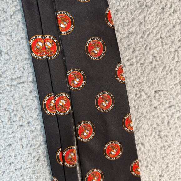 Parquet United States Marine Corps Dress Tie USMC Dress Alpha - Picture 6 of 6